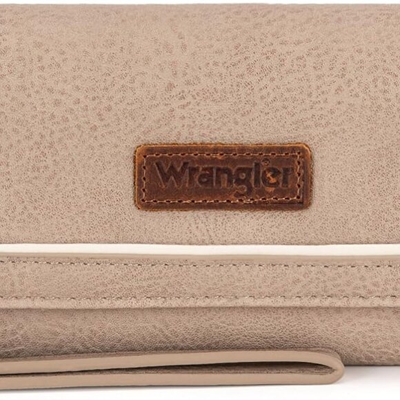 Chic X Wrangler Wallet for Women - Vegan Leather Phone Wristlet & Coin Purse - Picture 1 of 6